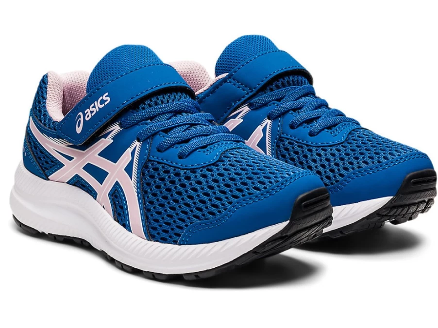 ASICS Contend 7 Pre-School Running Shoes for Kids - Lake Drive/Barely Rose