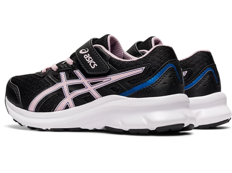 ASICS JOLT 3 Preschool Kids' Running Shoes - Black/Barely Rose