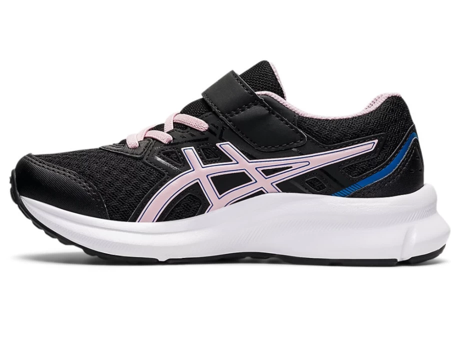 ASICS JOLT 3 Preschool Kids' Running Shoes - Black/Barely Rose