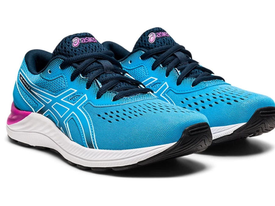 ASICS GEL-EXCITE 8 Kids' Running Shoes - Digital Aqua/White - Grade School Sneakers