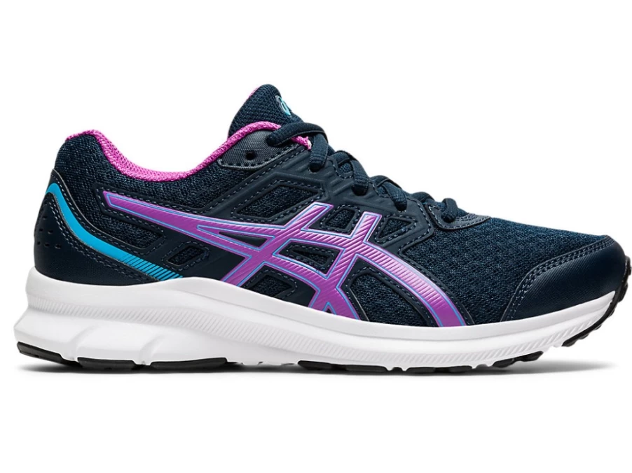 ASICS JOLT 3 Kids' Grade School Running Shoes - French Blue/Digital Grape