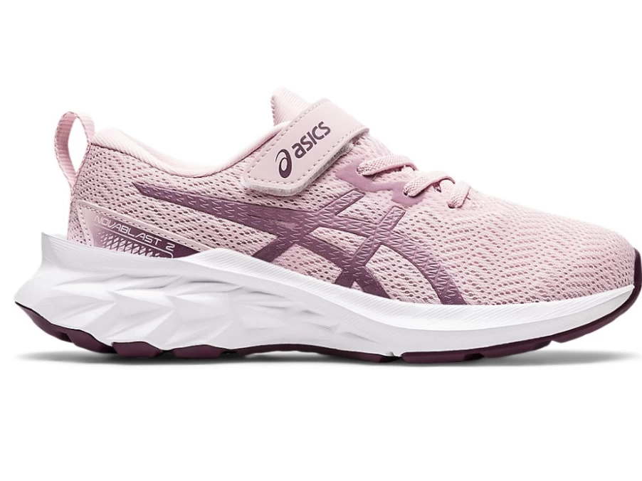 ASICS Kids NOVABLAST 2 Preschool Running Shoes - Barely Rose/Pure Silver