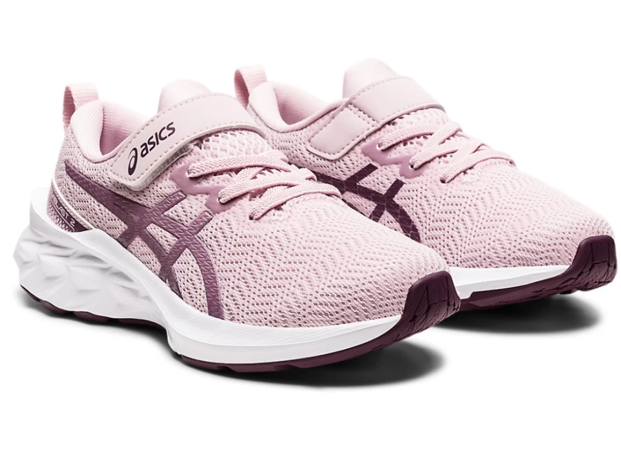 ASICS Kids NOVABLAST 2 Preschool Running Shoes - Barely Rose/Pure Silver