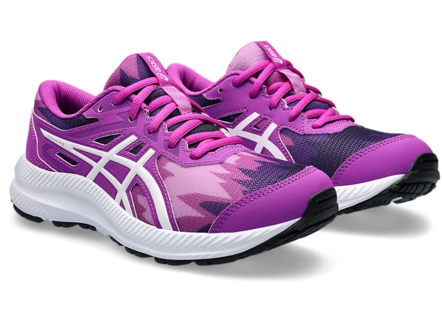 ASICS Contend 8 Kids' Running Shoes - Orchid/White - Grade School Sneakers