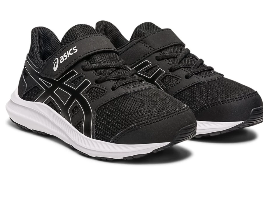 ASICS JOLT 4 Pre-School Kids' Running Shoes - Black/White