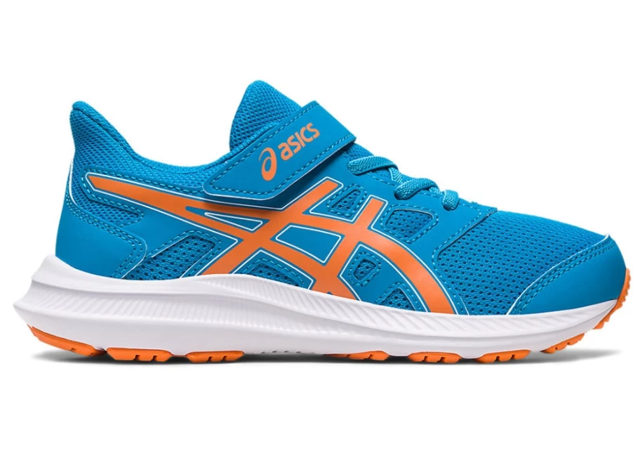 ASICS JOLT 4 Preschool Kids' Running Shoes - Island Blue/Sun Peach