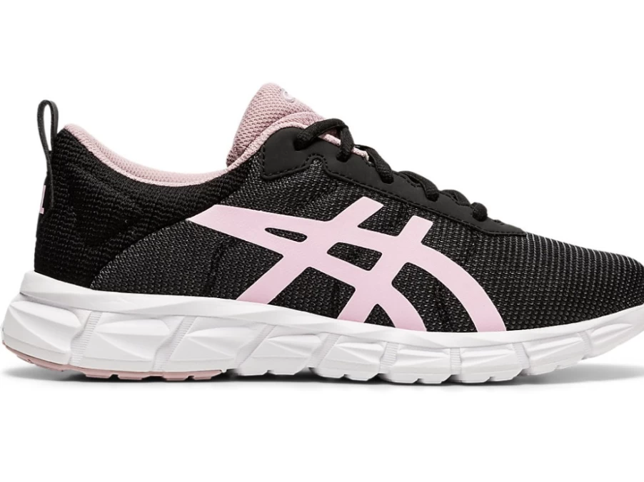 ASICS GEL-QUANTUM LYTE Kids' Running Shoes - Black/Cotton Candy Grade School Sneakers