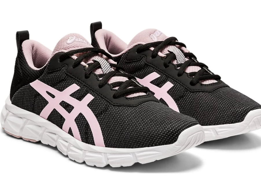 ASICS GEL-QUANTUM LYTE Kids' Running Shoes - Black/Cotton Candy Grade School Sneakers