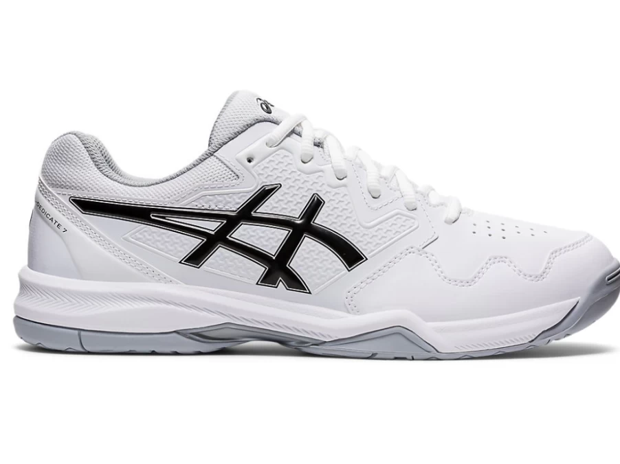 ASICS GEL-Dedicate 7 White/Black Men's Running Shoes