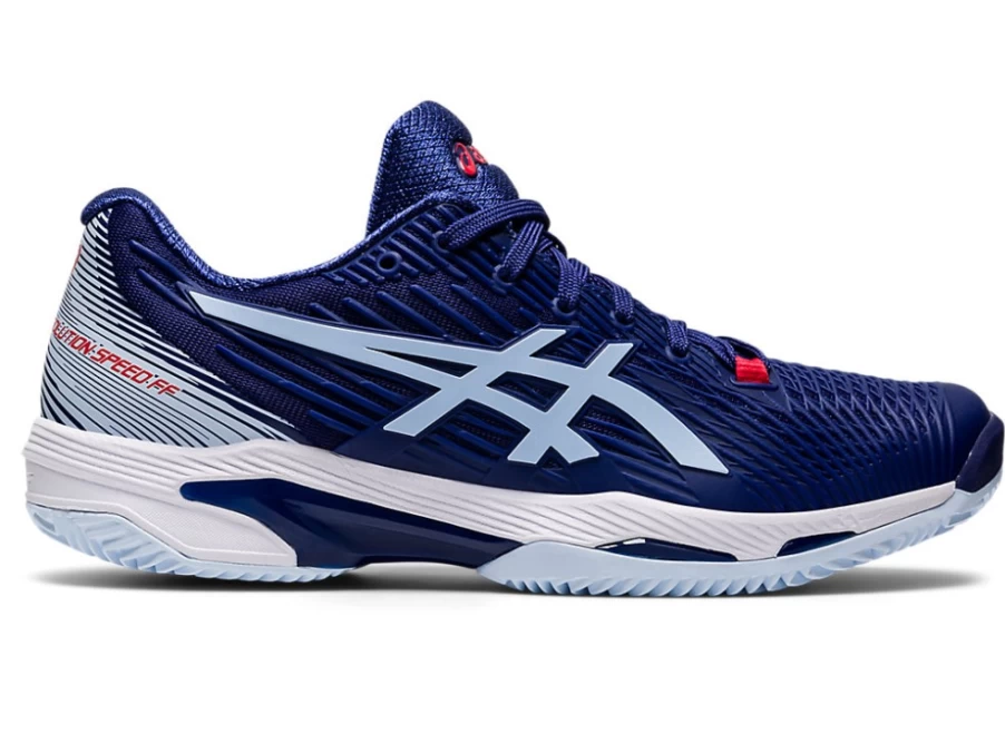 ASICS Women's SOLUTION SPEED FF 2 CLAY Tennis Shoes - Dive Blue/Soft Sky