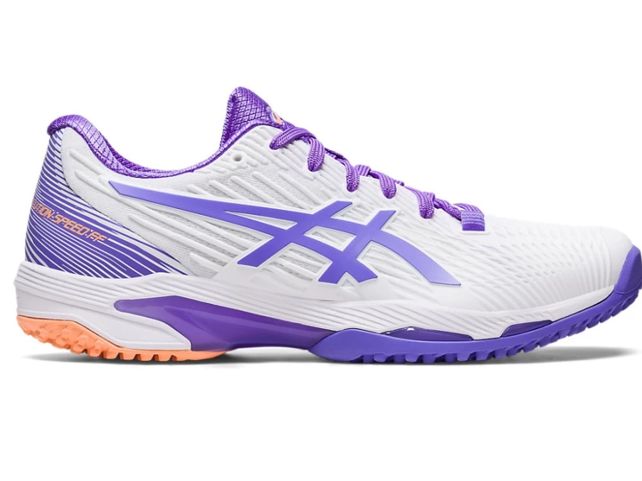 ASICS Women's SOLUTION SPEED FF 2 OC Tennis Shoes White/Amethyst