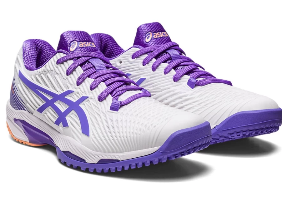 ASICS Women's SOLUTION SPEED FF 2 OC Tennis Shoes White/Amethyst