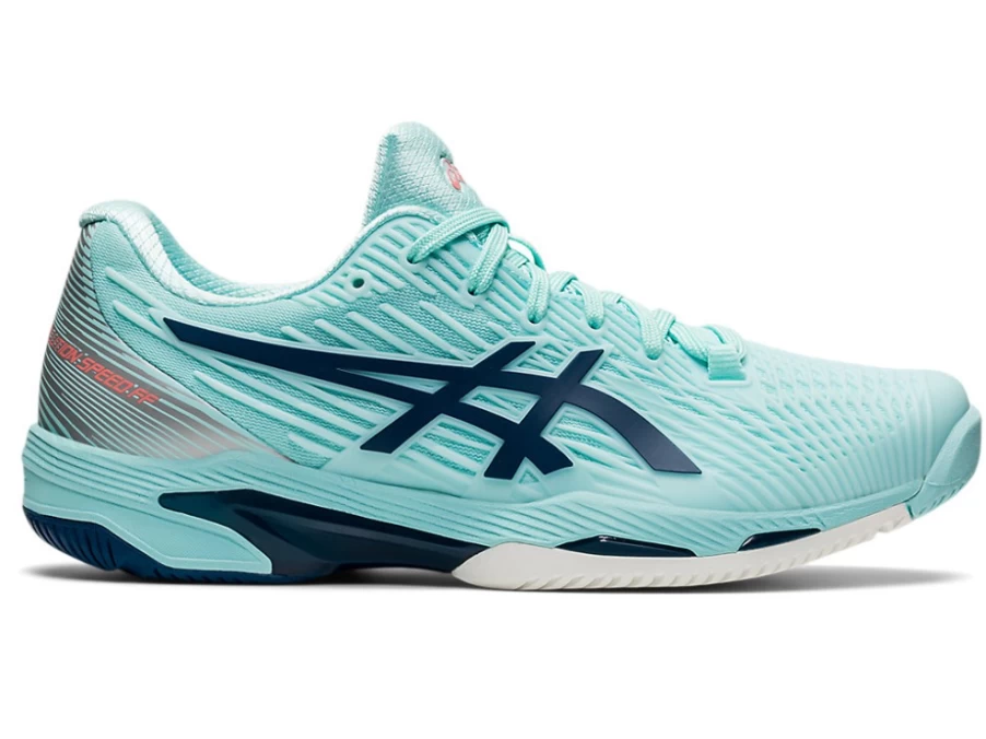 ASICS Women's SOLUTION SPEED FF 2 Tennis Shoes - Clear Blue/Light Indigo