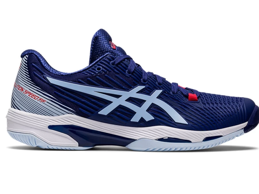 ASICS Women's SOLUTION SPEED FF 2 Tennis Shoes in Dive Blue/Soft Sky