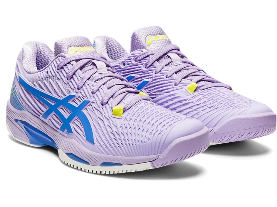 ASICS Women's SOLUTION SPEED FF 2 Tennis Shoes in Murasaki/Periwinkle Blue