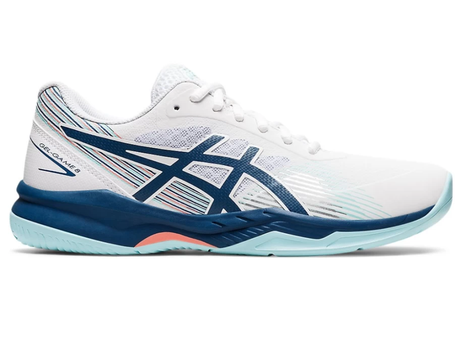 ASICS GEL-GAME 8 Women's Running Shoes - White/Light Indigo