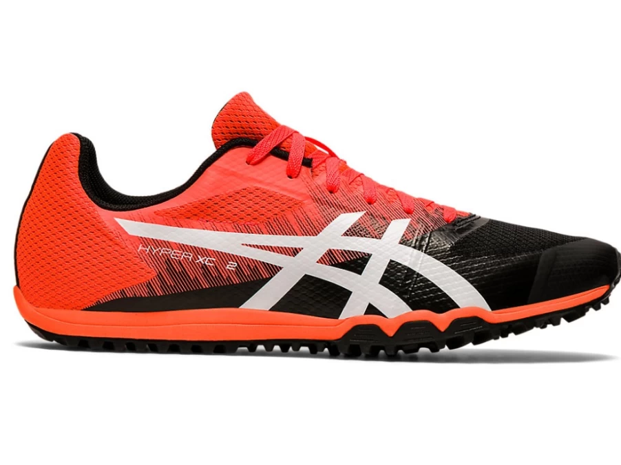ASICS HYPER XC 2 Unisex Running Shoes in Flash Coral/White - Lightweight & Breathable