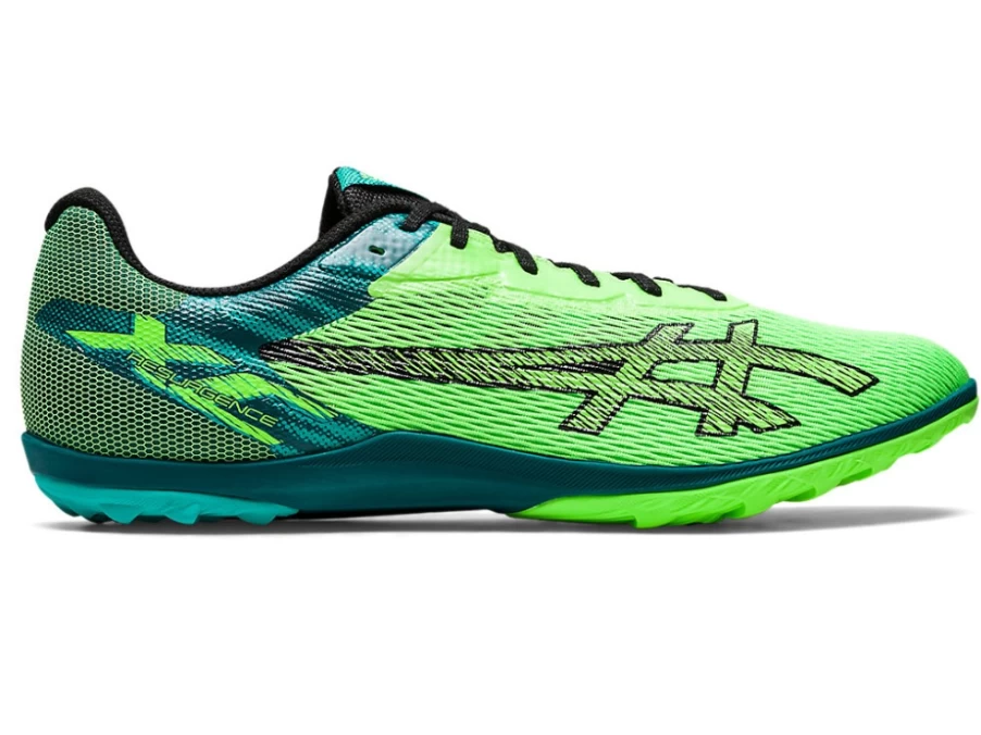 ASICS RESURGENCE XC Unisex Sneakers in Green Gecko/Black - Lightweight Running Shoes