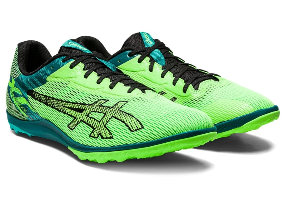 ASICS RESURGENCE XC Unisex Sneakers in Green Gecko/Black - Lightweight Running Shoes
