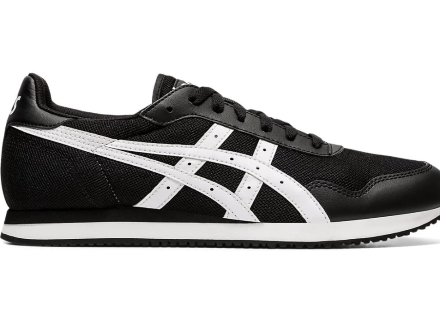 ASICS TIGER RUNNER Unisex Sneakers in Black/White - Lightweight Running Shoes for Men & Women