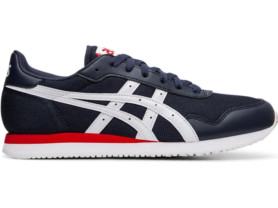 ASICS TIGER RUNNER Unisex Sneakers in Midnight/White - Lightweight Running Shoes