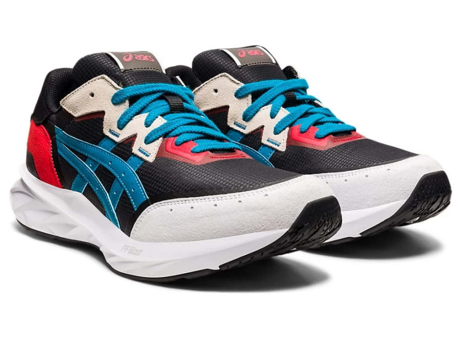 ASICS TARTHER BLAST Running Shoes for Men - Black/Teal Blue