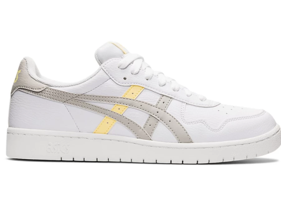 ASICS Unisex White/Oyster Grey JAPAN S Sneakers | Comfortable & Stylish Athletic Shoes