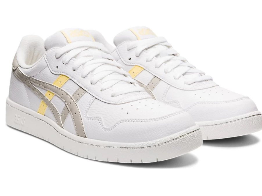 ASICS Unisex White/Oyster Grey JAPAN S Sneakers | Comfortable & Stylish Athletic Shoes