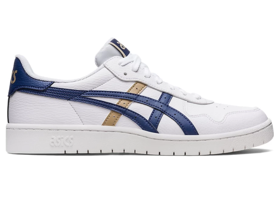ASICS Unisex White/Indigo Blue JAPAN S Sneakers | Classic Athletic Shoes