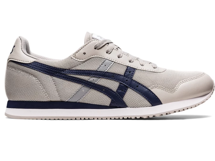 ASICS Men's TIGER RUNNER Running Shoes in Oyster Grey/Peacoat