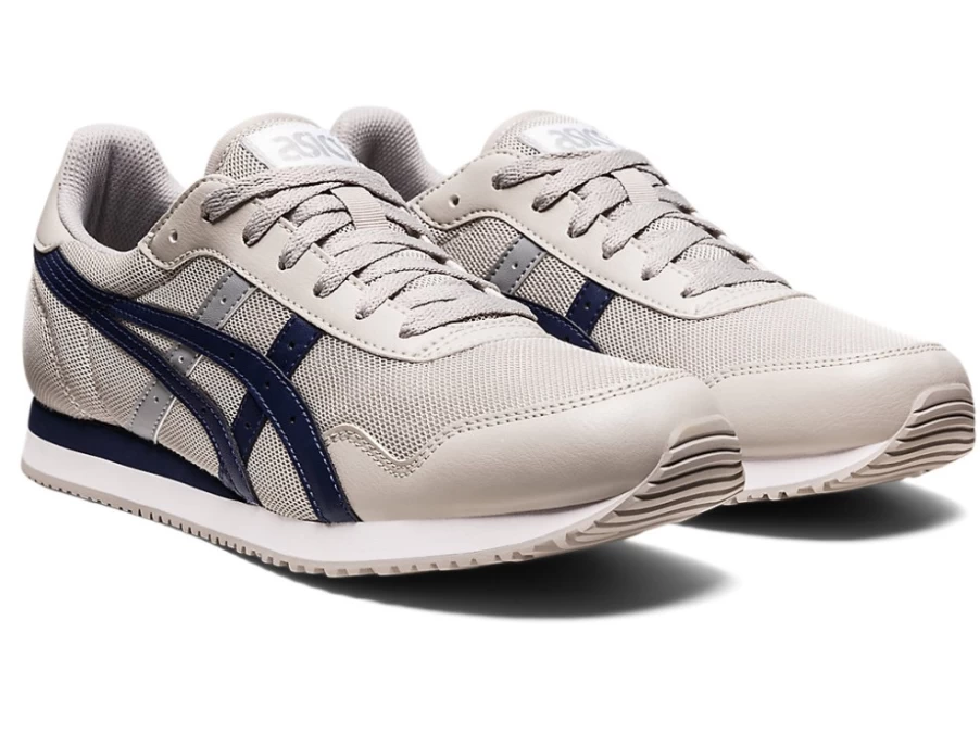 ASICS Men's TIGER RUNNER Running Shoes in Oyster Grey/Peacoat