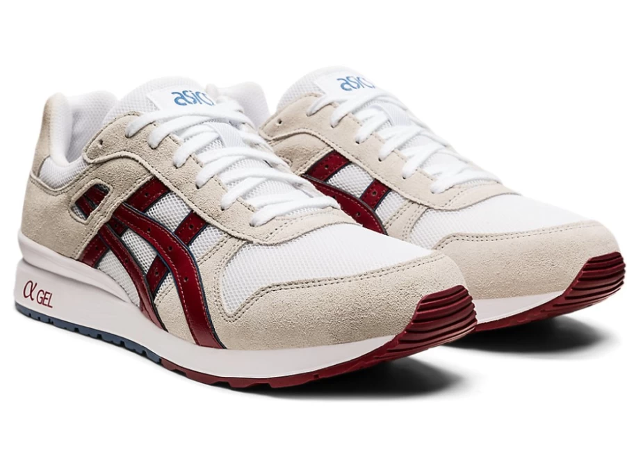 ASICS GT-II Men's Sneakers in Glacier Grey/Beet Juice - Retro Running Shoes