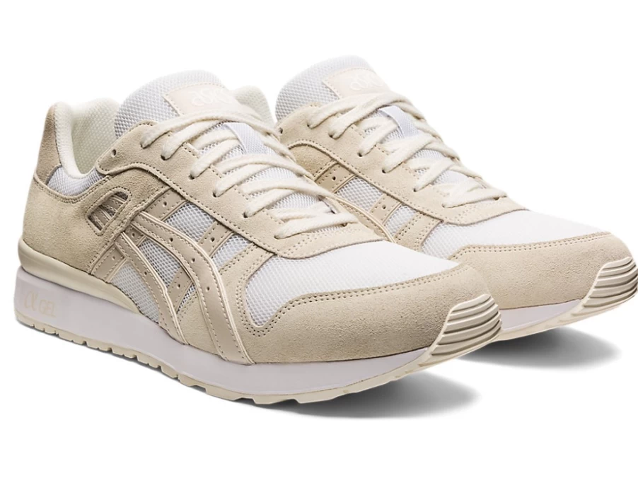 ASICS GT-II Men's Sneakers in Cream/Smoke Grey - Retro Running Shoes