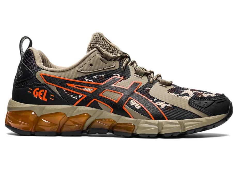 ASICS GEL-QUANTUM 180 Running Shoes for Men - Mink/Habanero Colorway