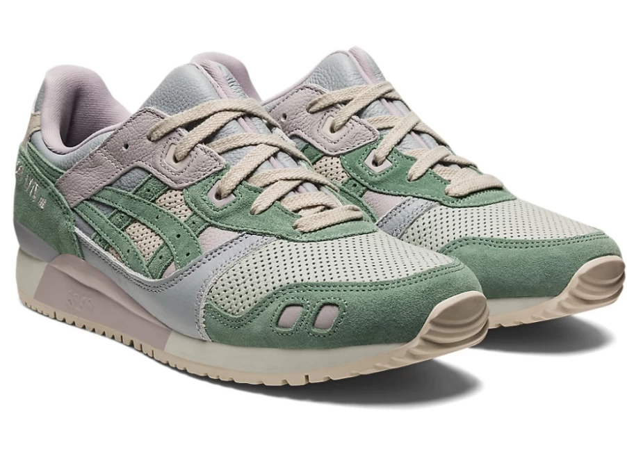 ASICS GEL-LYTE III OG Unisex Sneakers in Light Sage/Slate Grey - Retro Running Shoes
