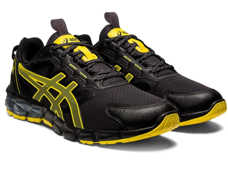 ASICS GEL-QUANTUM 90 Men's Running Shoes - Black/Vibrant Yellow