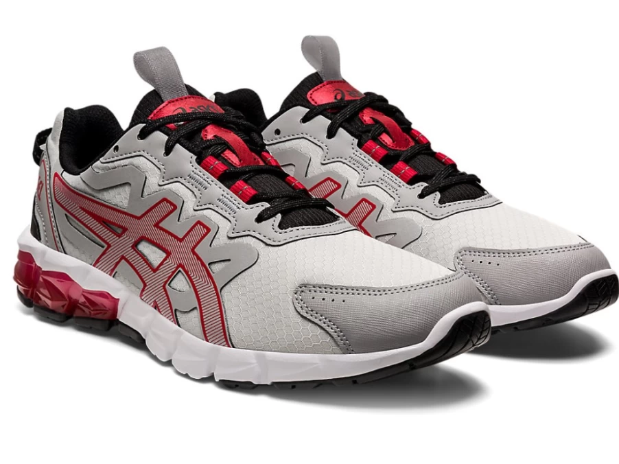 ASICS GEL-QUANTUM 90 Men's Running Shoes - Glacier Grey/Classic Red