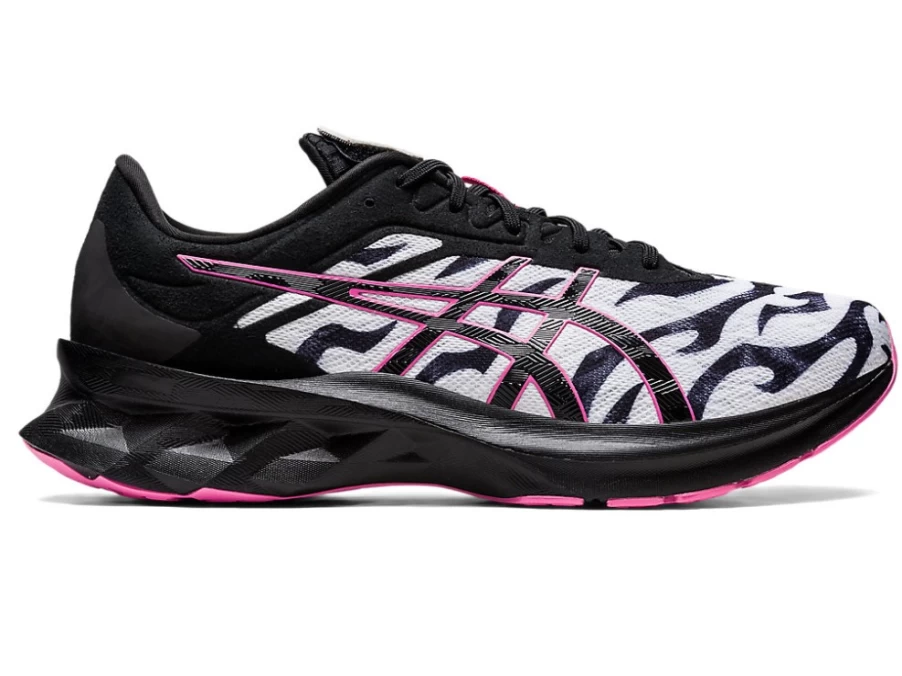 ASICS NOVABLAST SPS Men's Running Shoes - Black/White
