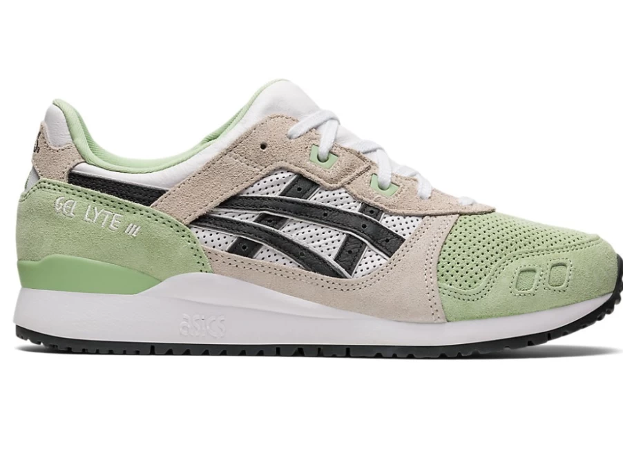 ASICS GEL-LYTE III OG Unisex Sneakers in Jade/Obsidian Grey - Retro Running Shoes