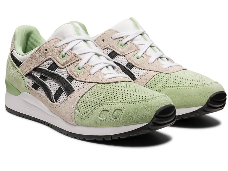 ASICS GEL-LYTE III OG Unisex Sneakers in Jade/Obsidian Grey - Retro Running Shoes