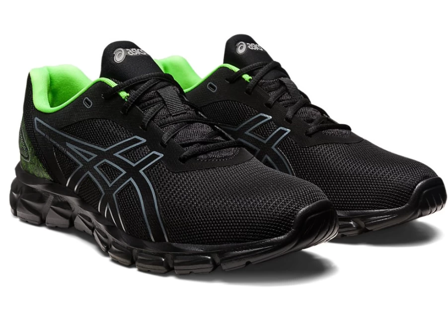 ASICS Men's GEL-QUANTUM LYTE II Running Shoes - Black/Green Gecko