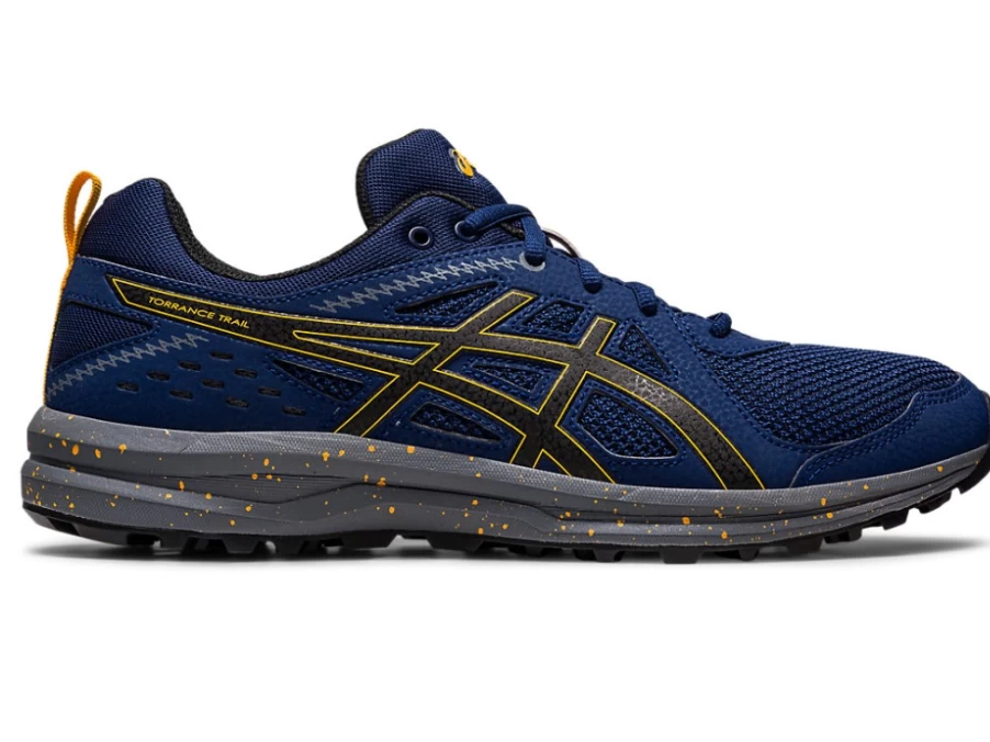 ASICS Men's TORRANCE TRAIL Running Shoes - Blue Expanse/Black