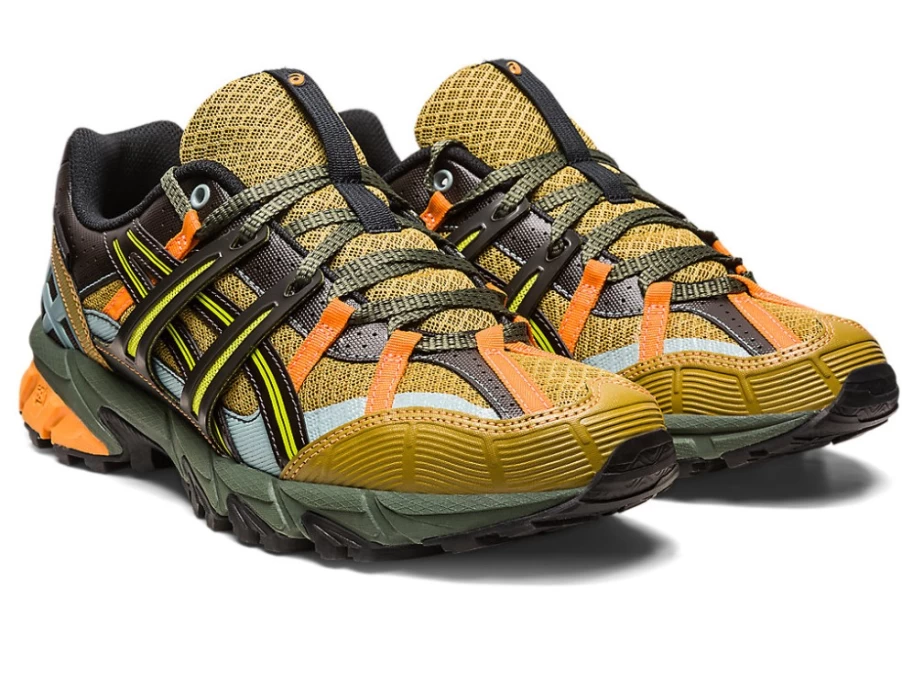 ASICS x ANDERSSON BELL GEL-SONOMA 15-50 Unisex Sneakers in Olive Oil/Dark Brown