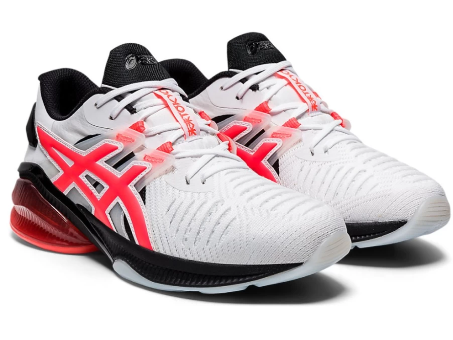 ASICS Women's GEL-Quantum Infinity JIN Running Shoes - White/Sunrise Red
