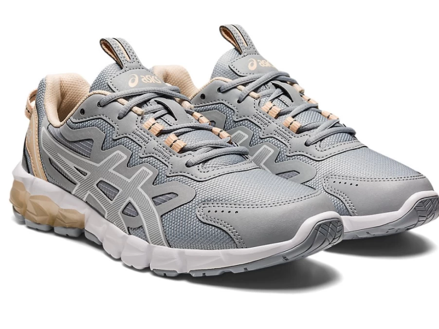 ASICS Women's GEL-QUANTUM 90 3 Running Shoes - Piedmont Grey/Cozy Pink