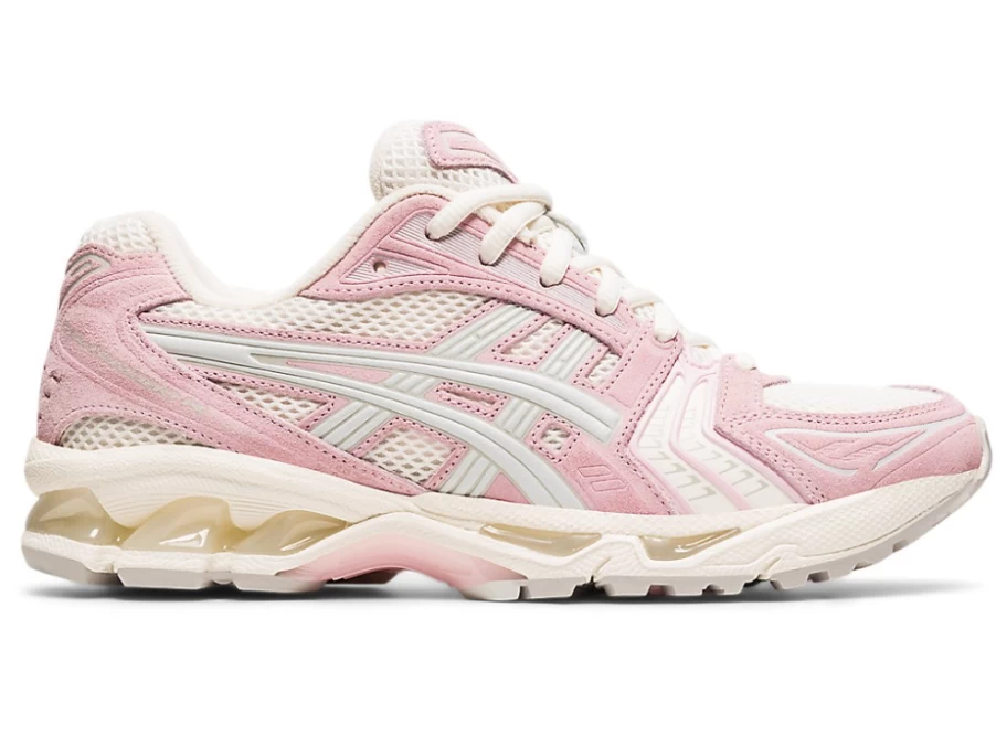 ASICS GEL-KAYANO 14 Women's Running Shoes - Cream/Pink Salt