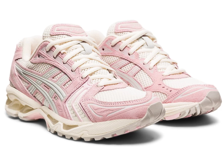 ASICS GEL-KAYANO 14 Women's Running Shoes - Cream/Pink Salt