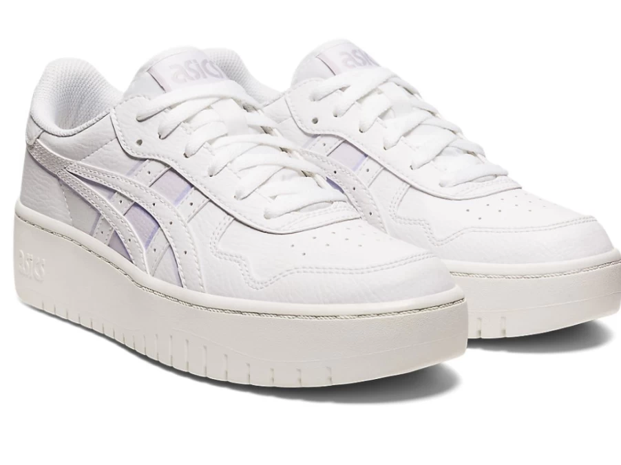 ASICS Women's JAPAN S PF Running Shoes in White/Lilac Hint