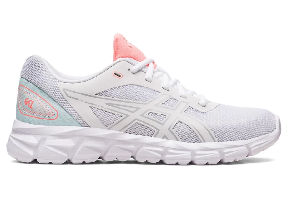 ASICS Women's GEL-Quantum Lyte II Running Shoes - White/Mid Grey