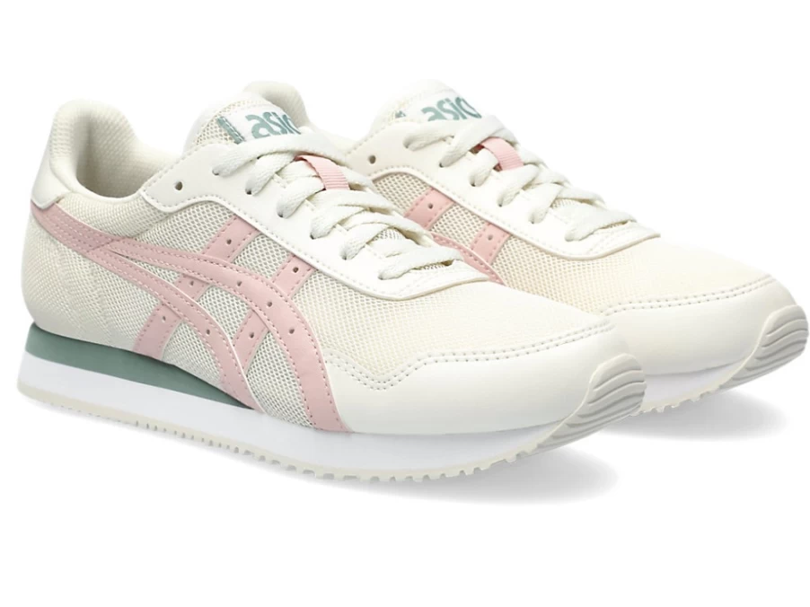 ASICS Women's TIGER RUNNER Sneakers in Cream/Ginger Peach - Lightweight Running Shoes